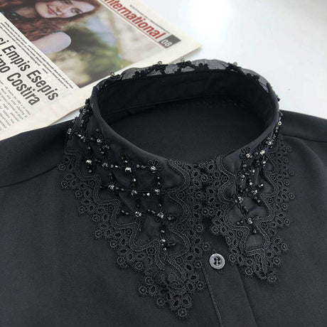 طوق ديكي مزين بأحجار الراين لديكور الطائرة الورقية