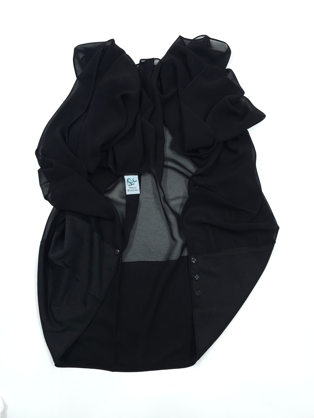 شيلات خام شيفون وسط شاش تركي مع طائفة باقية