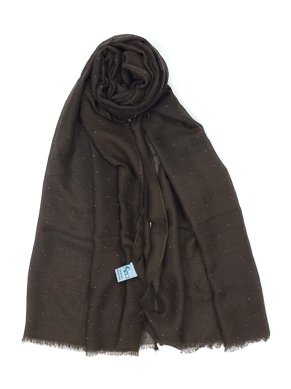 خام شال خفيف مع كريستال