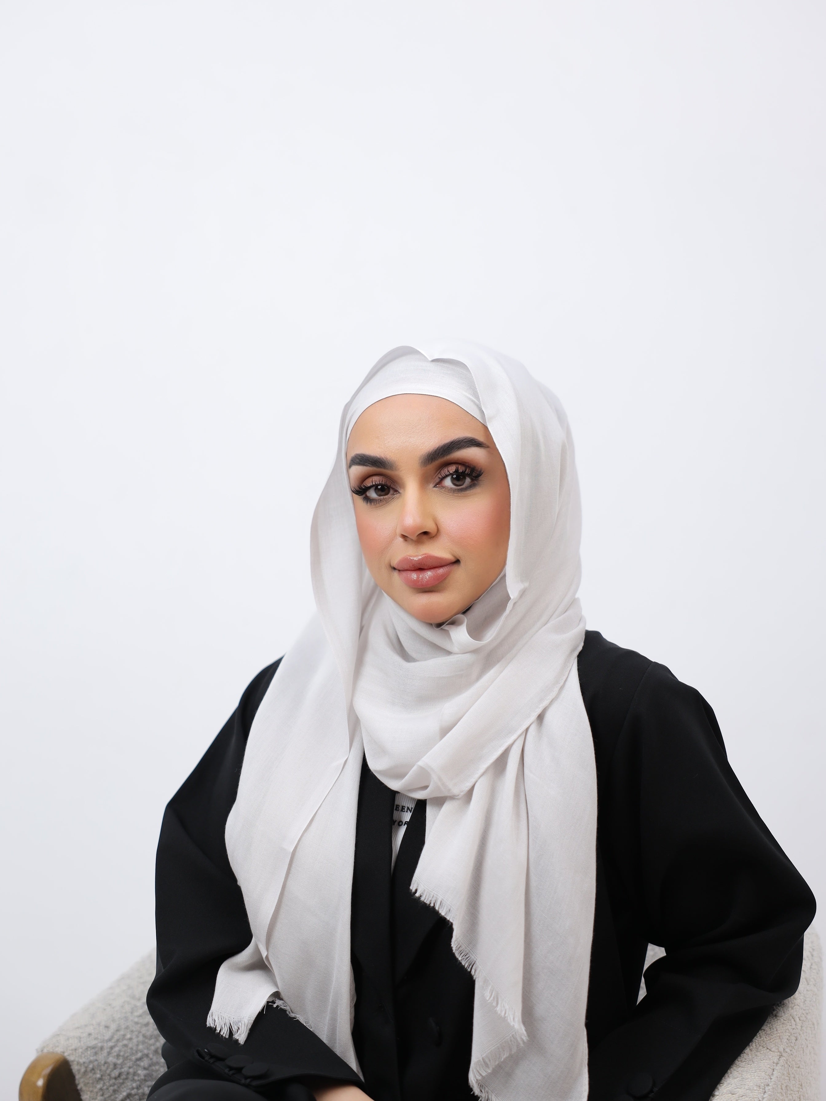 شال فيسكوز فاخر عرض صغير حجاب