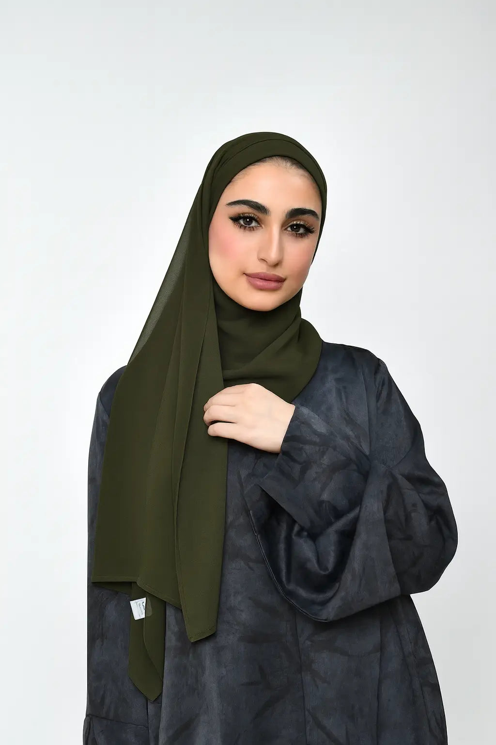 Chiffon High Quality Stitch Hijab Smack Touch (Hijab)