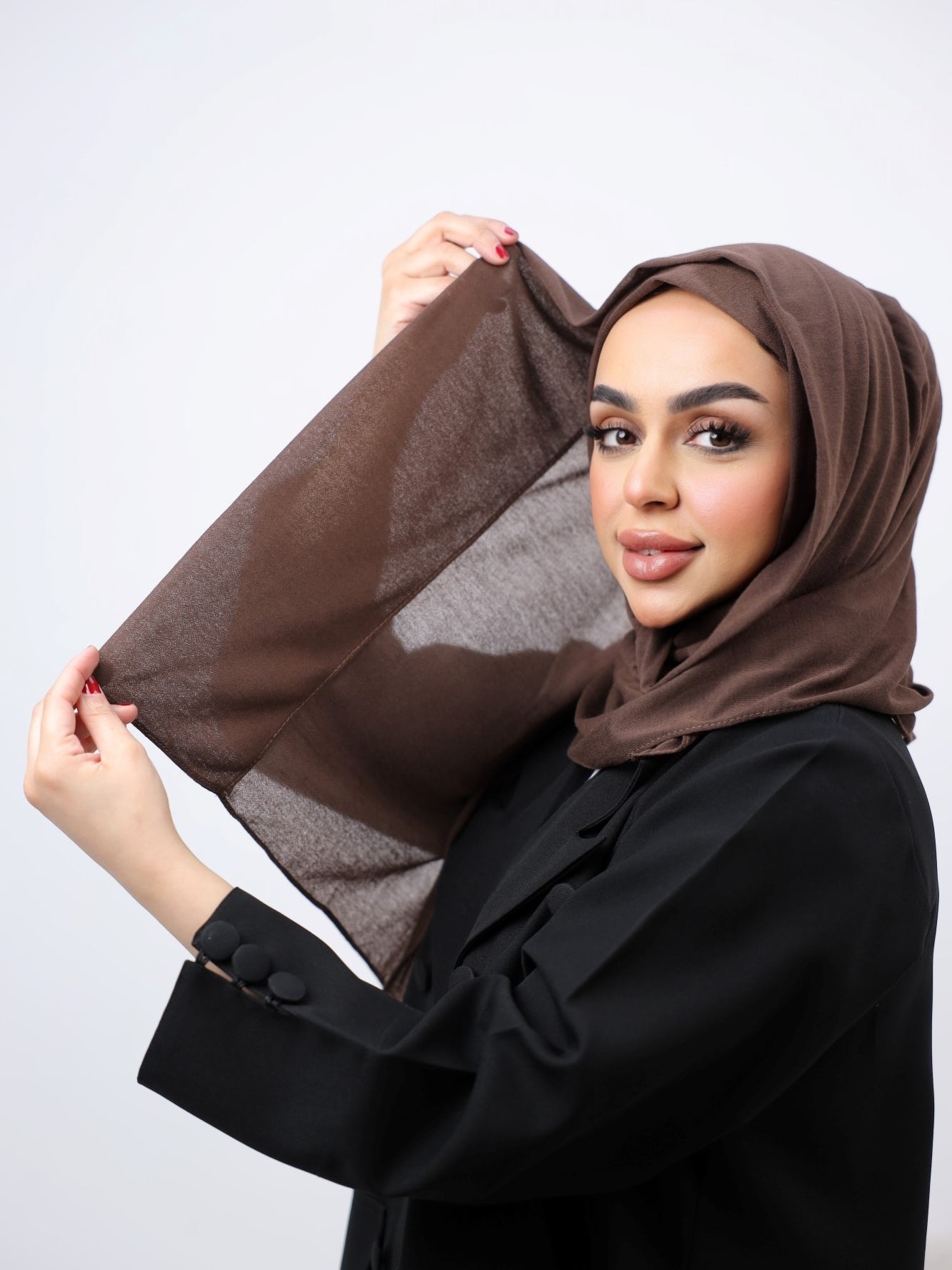 شاش تركي مخيط حجاب