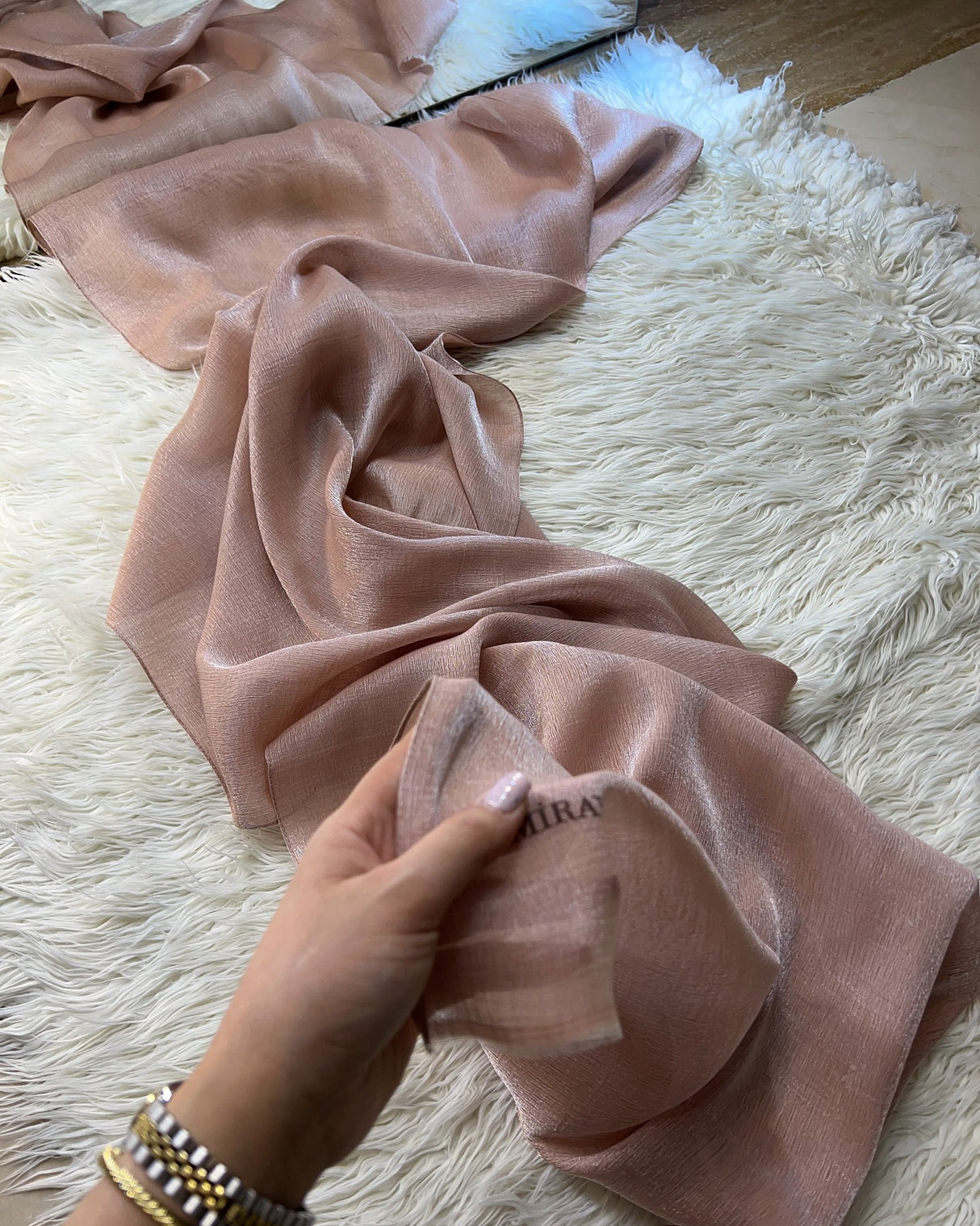 شال ميراي ماسوني معدني لعيد الفطر