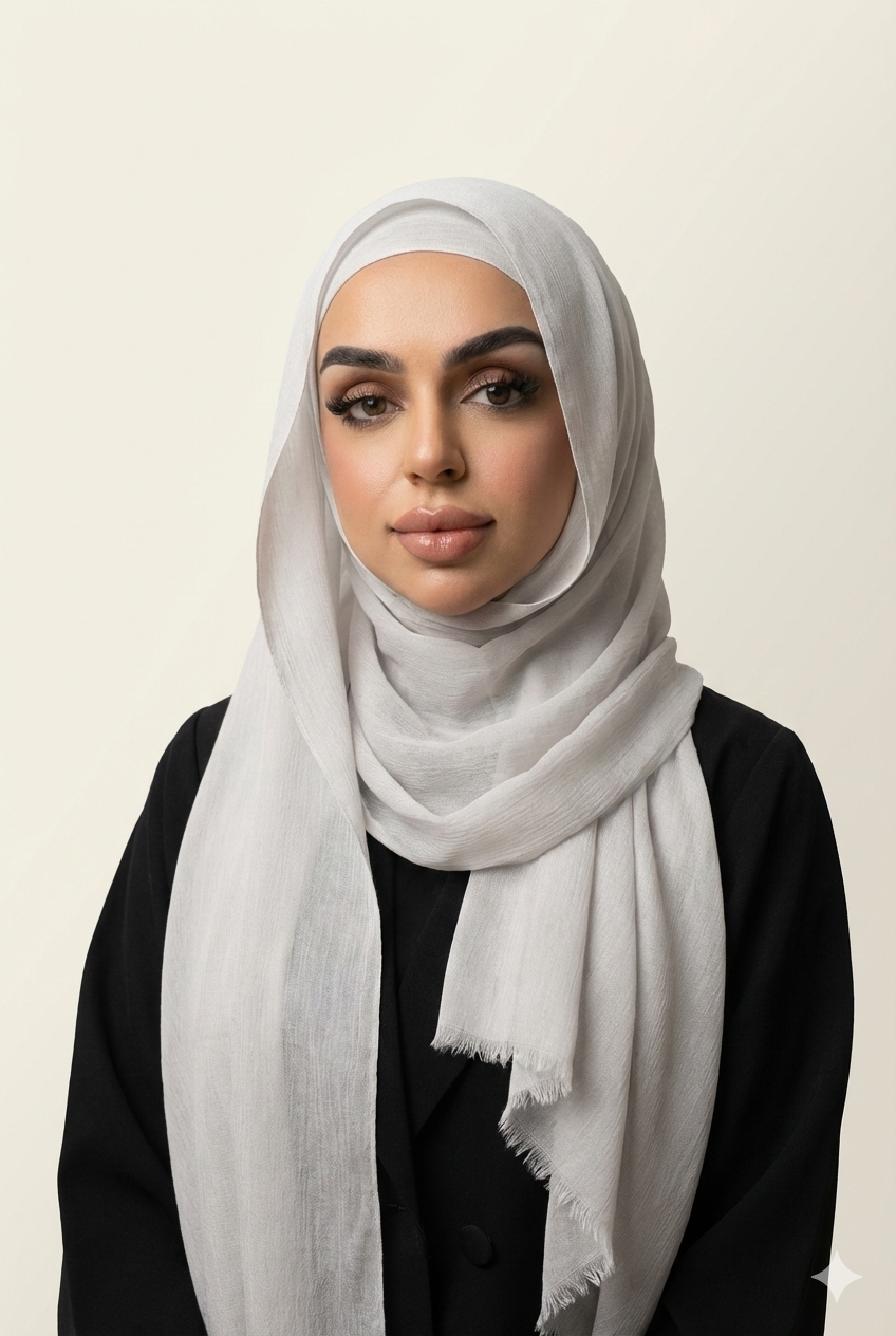 شال فيسكوز فاخر عرض صغير حجاب