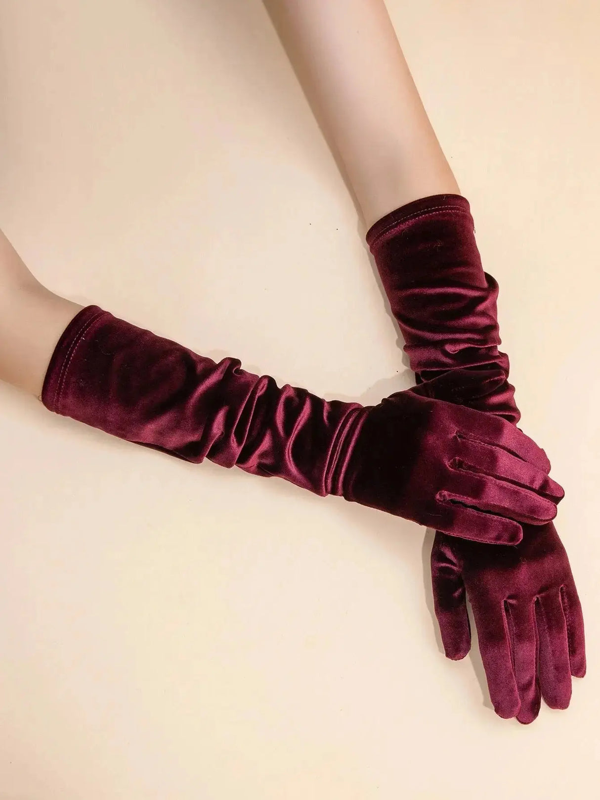 Long Velvet Gloves Smack Touch