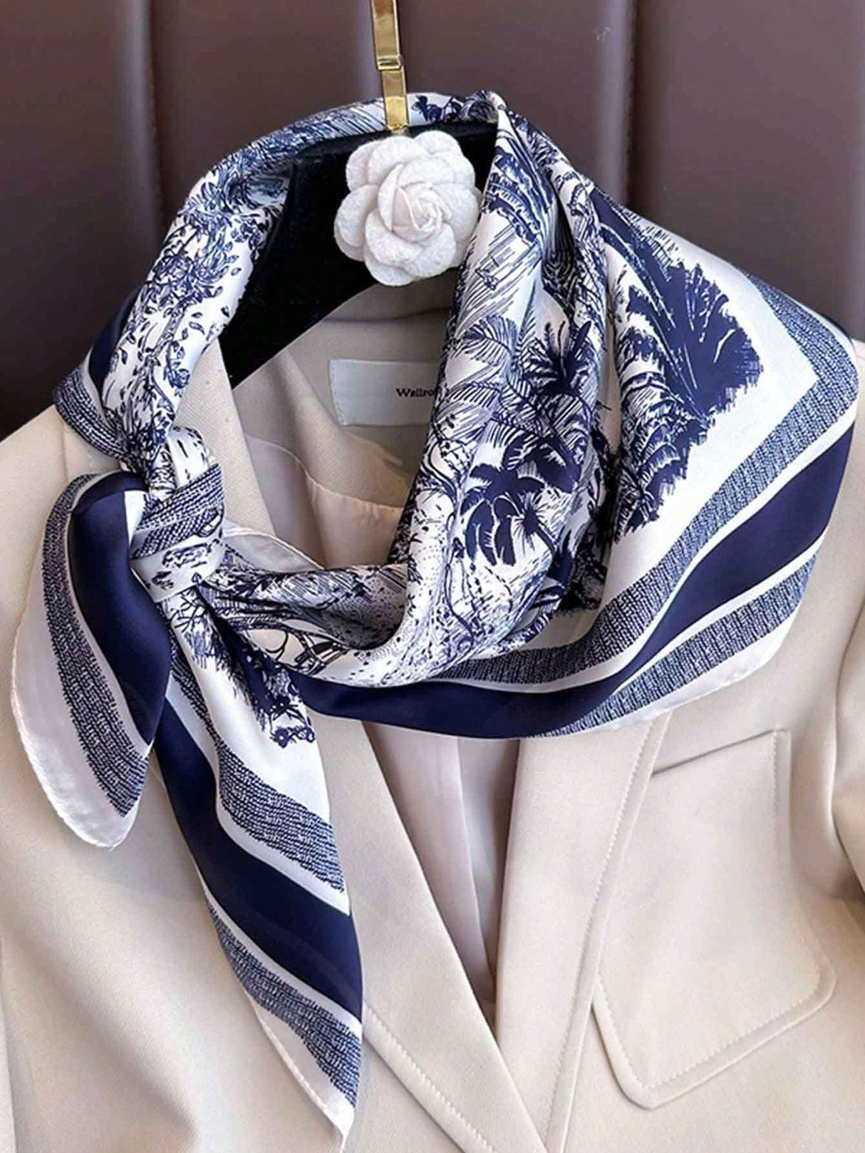 Hijab Murabba Silk Scarf 110*110 Smack Touch