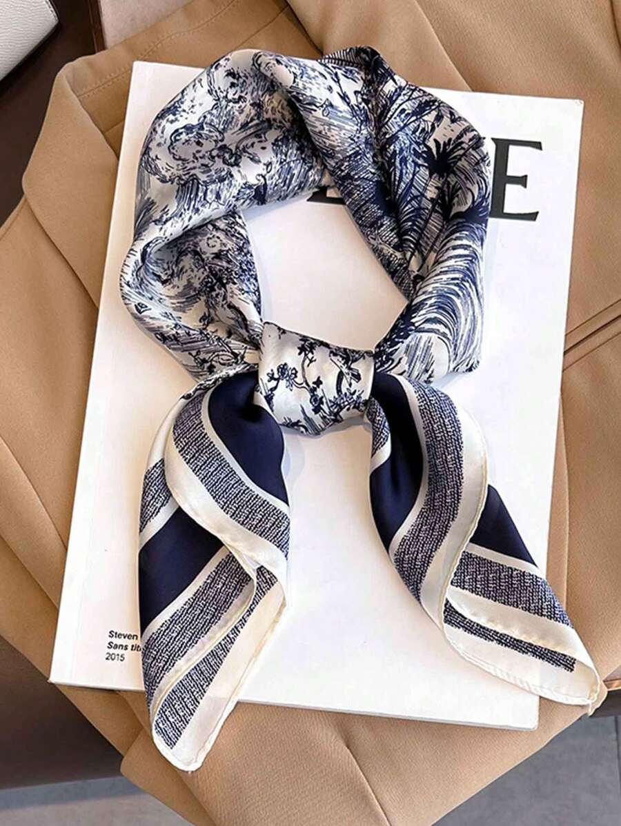 حجاب مربع حرير 110*110