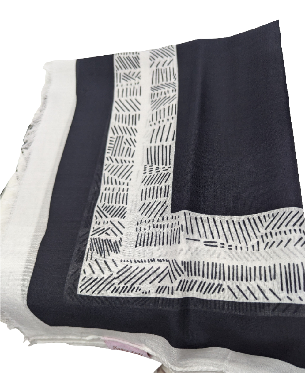 حجاب شيفون مع قبعة بيسبول