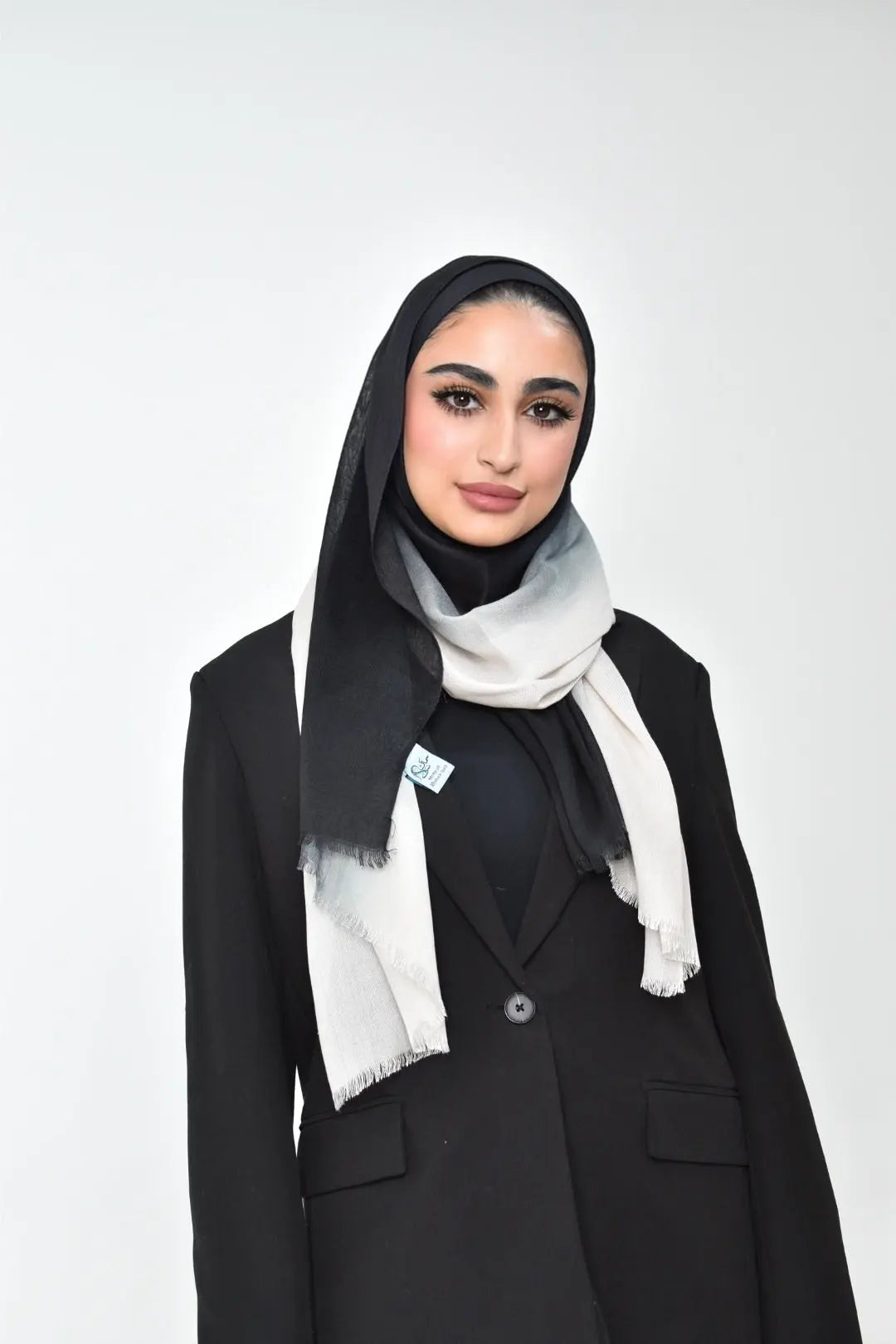 Shaded Linen Viscose Scarf Smack Touch