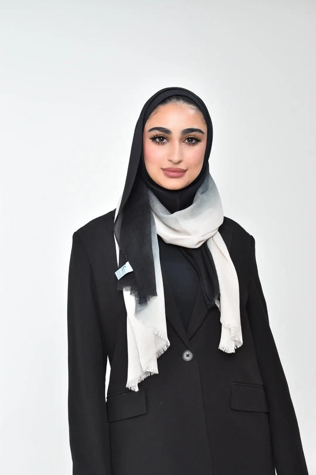 Shaded Linen Viscose Scarf Smack Touch