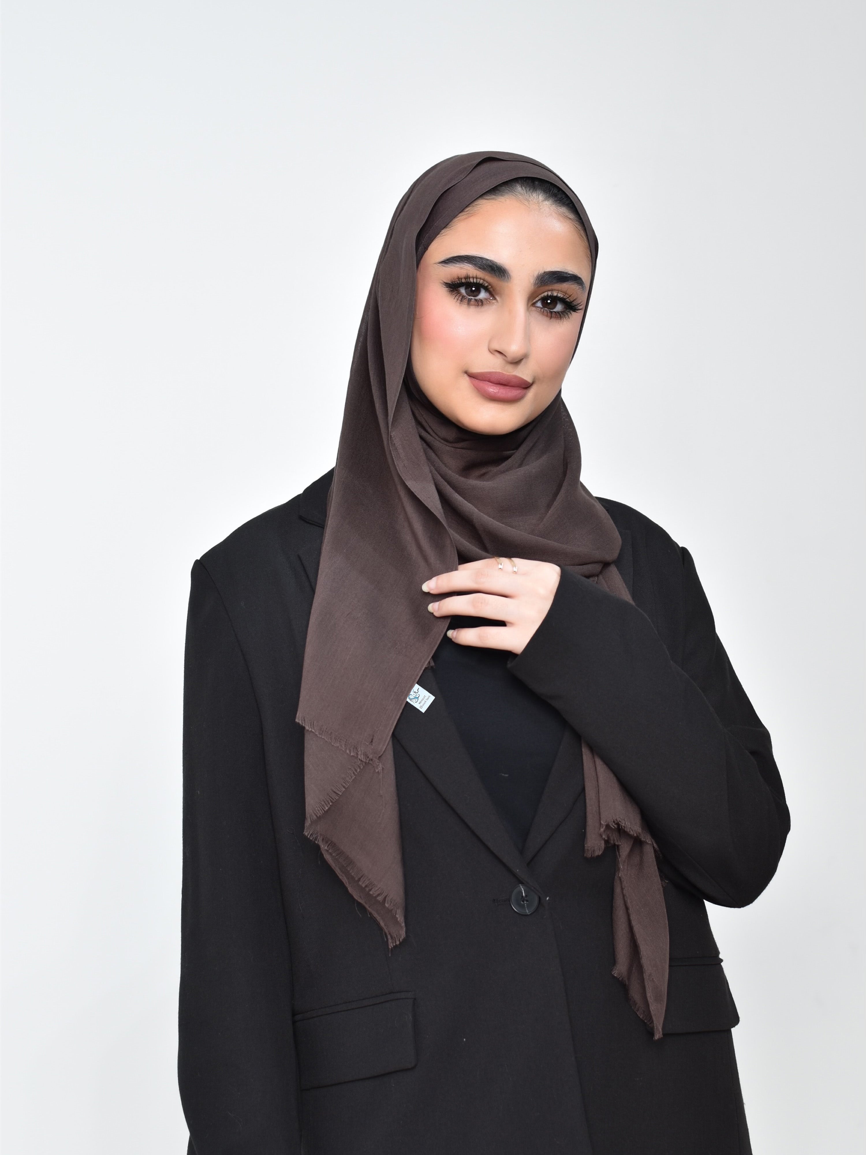 شال فيسكوز فاخر عرض صغير حجاب