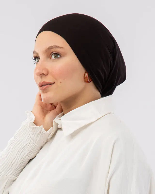 Syrian Undercap | Close & Open Ends Smack Touch (Hijab Accessories)
