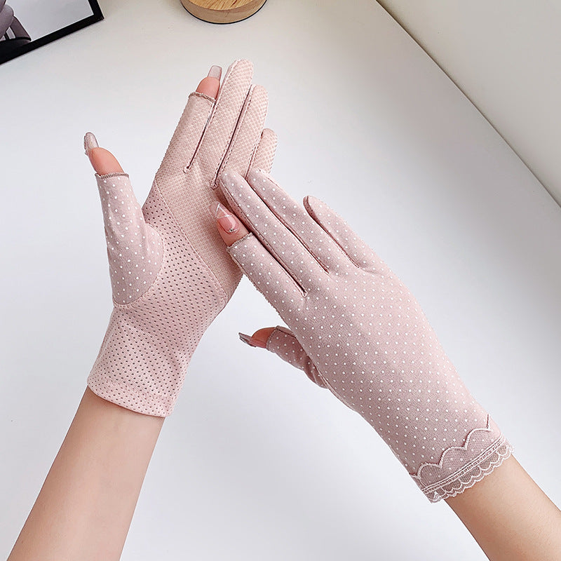 قفازات مع السيارة | 2 إصبع مفتوح