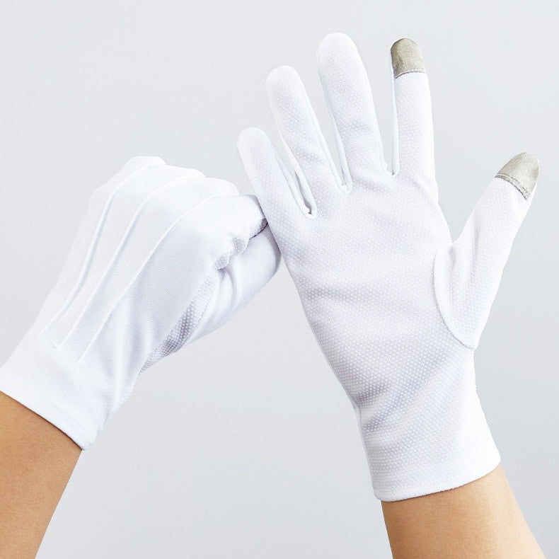 Driving gloves for women with two finger touch