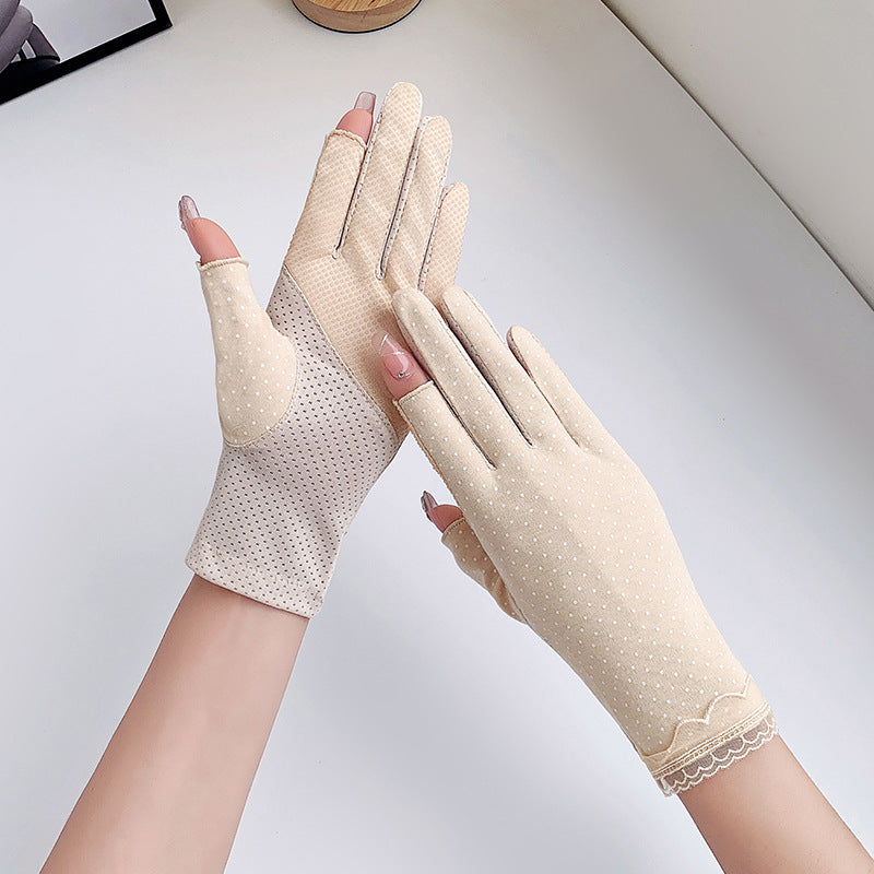 قفازات مع السيارة | 2 إصبع مفتوح