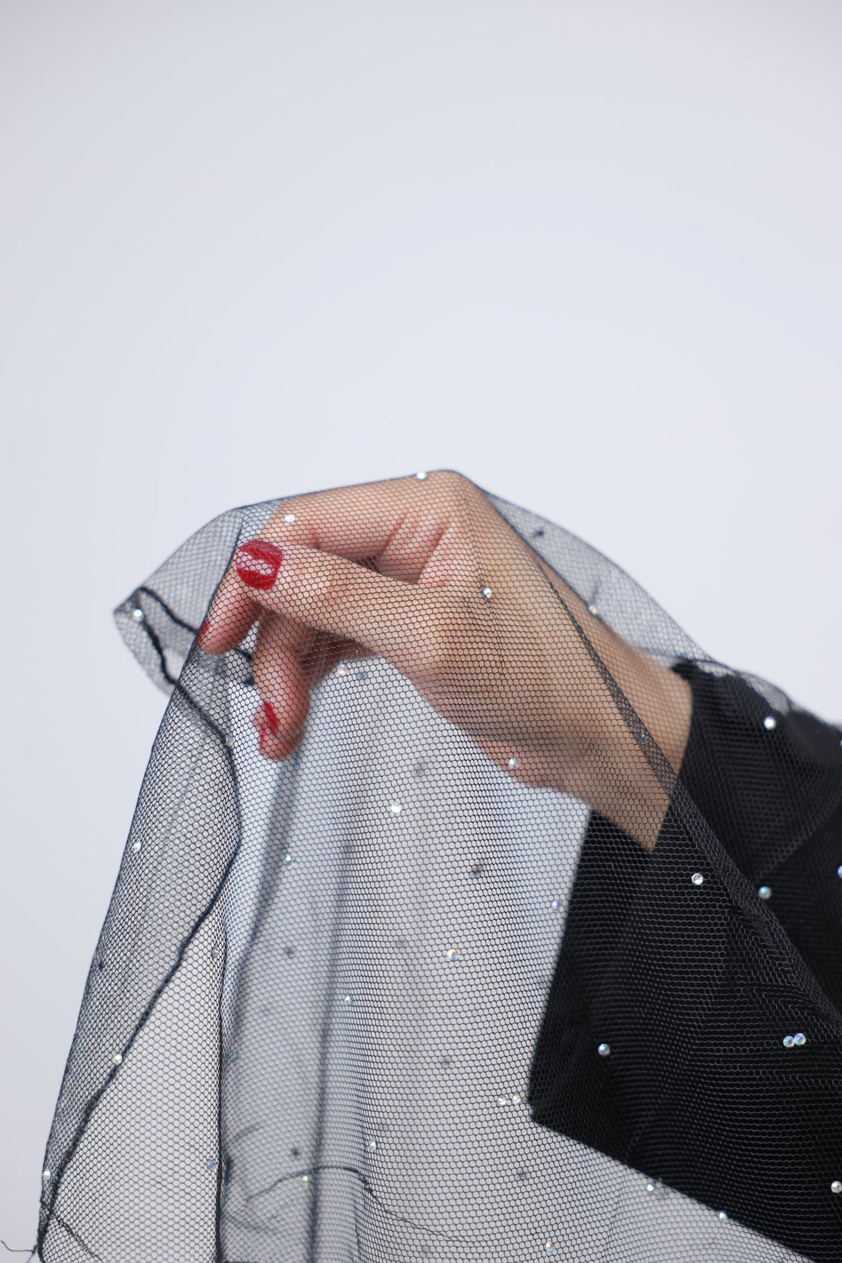 حجاب تور مع ستراس كامل