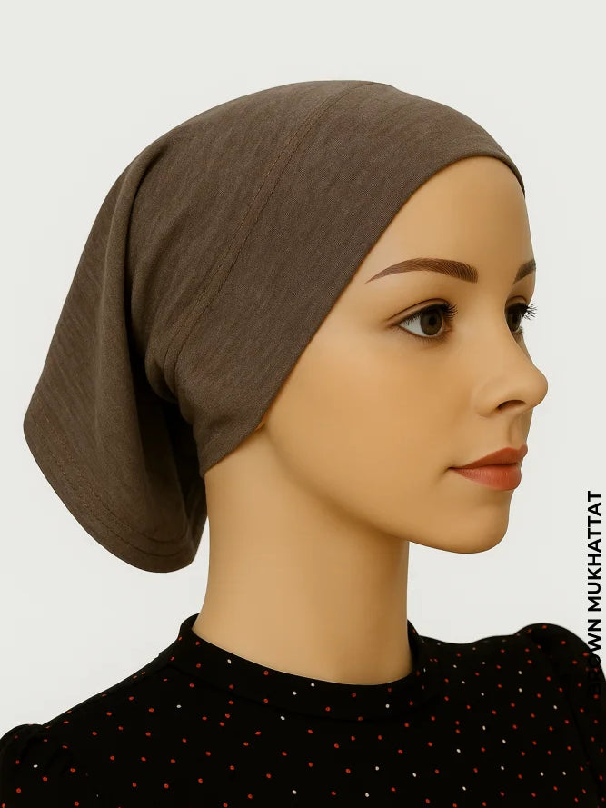 Amta Murabba Cap Undercap Brown Mukhattat undercaps