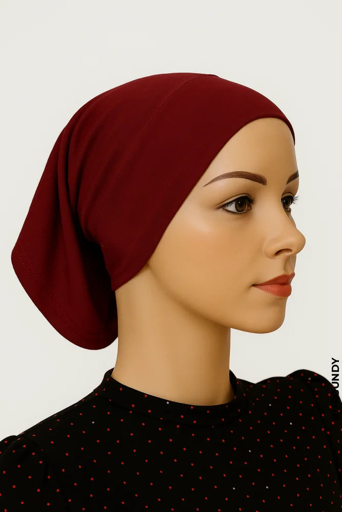 Amta Murabba Cap Undercap Burgundy undercaps