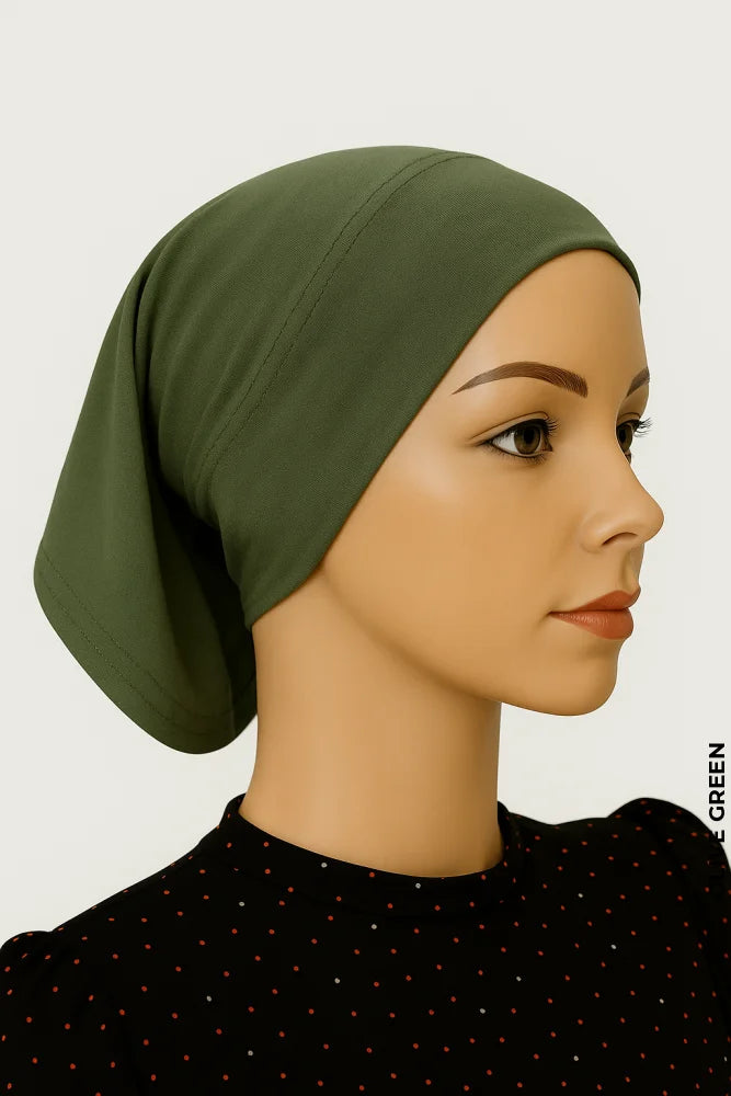 Amta Murabba Cap Undercap Olive Green undercaps