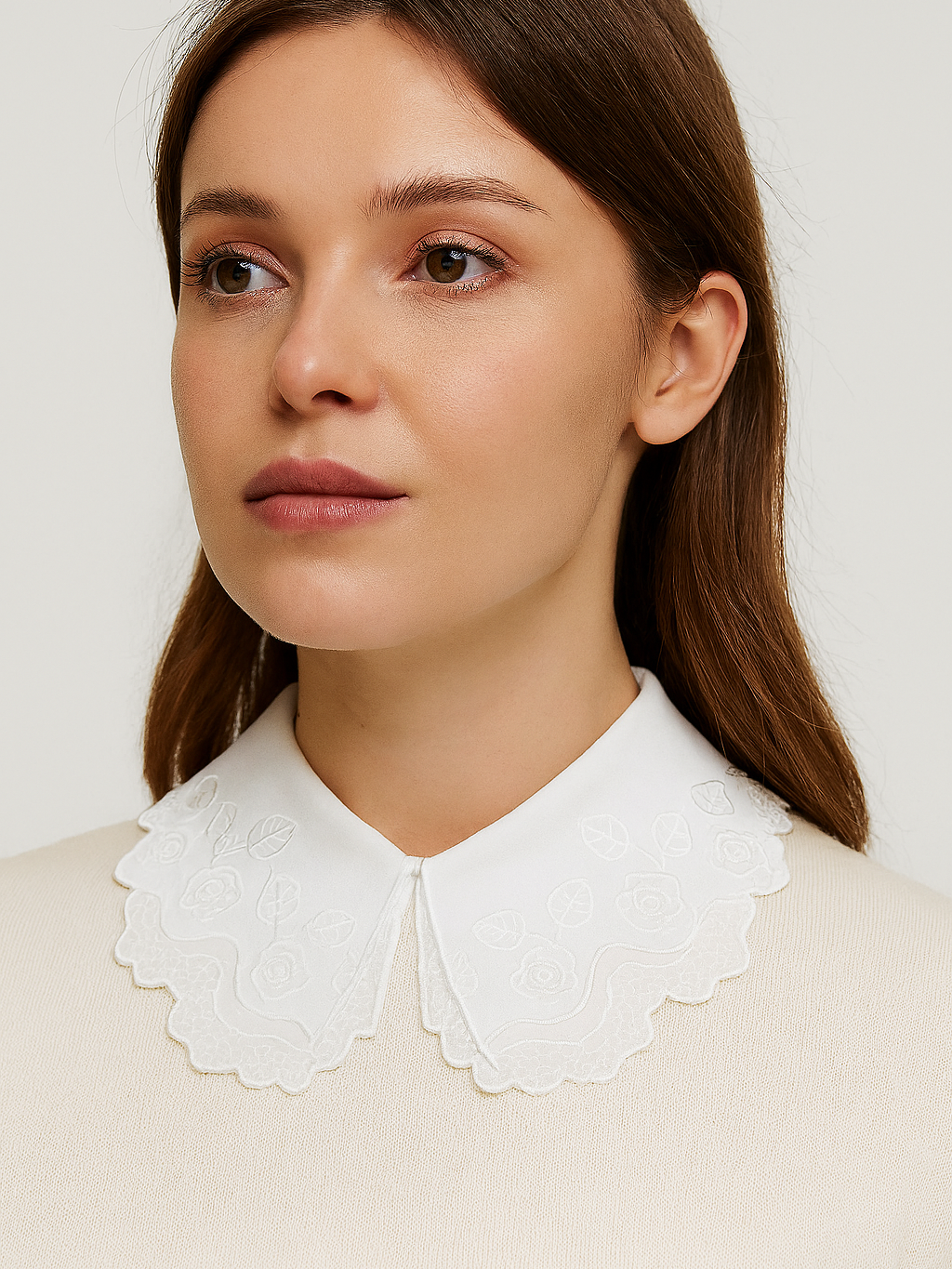 طوق كريستال مزيف على الطراز الكوري