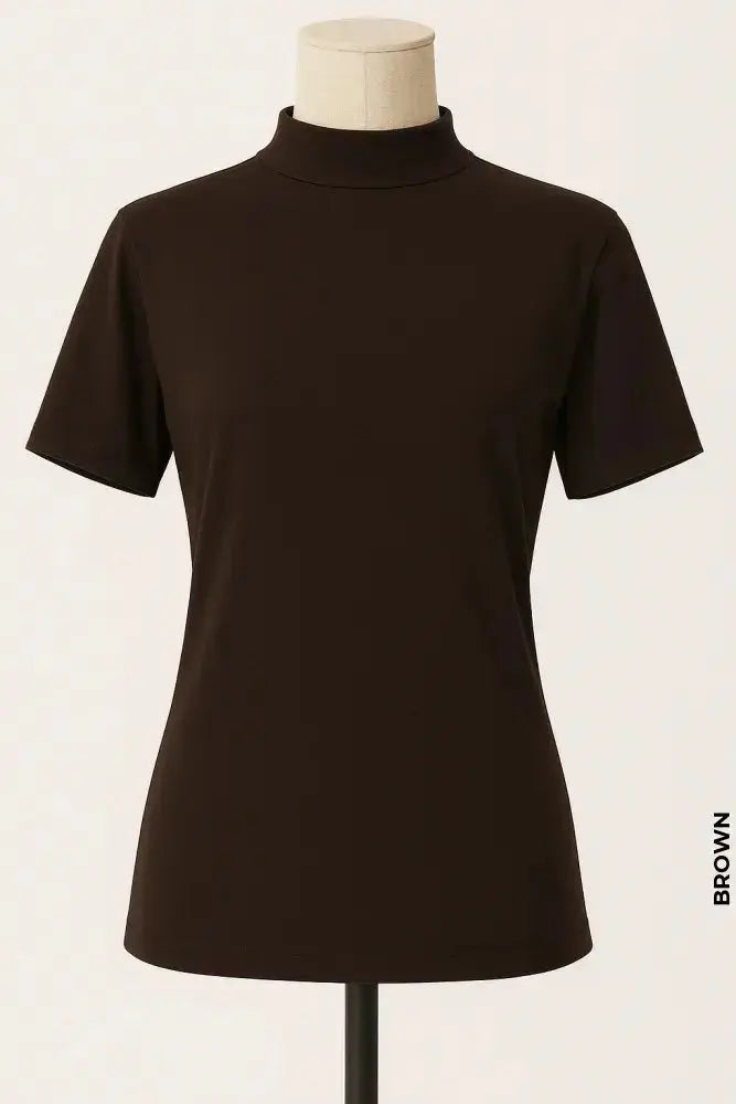 Cut Sleeves Cotton T-Shirt | Nus Kum Brown Winter Products