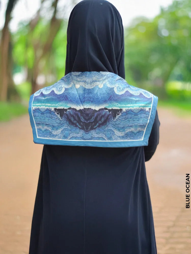 Fashionable Dickey Collar Blue Ocean Collar