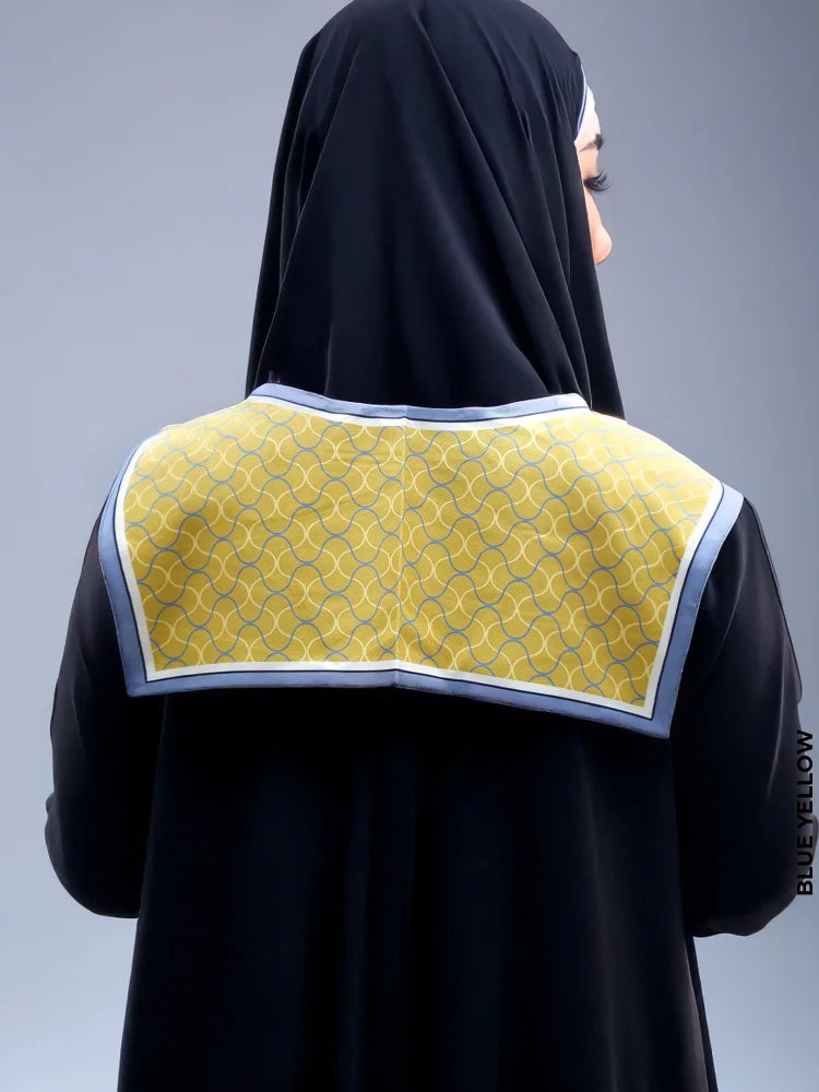 Fashionable Dickey Collar Blue Yellow Collar