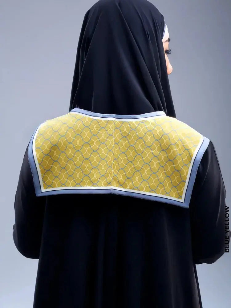 Fashionable Dickey Collar Blue Yellow Collar