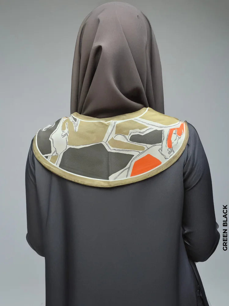 Fashionable Dickey Collar Green Black Collar