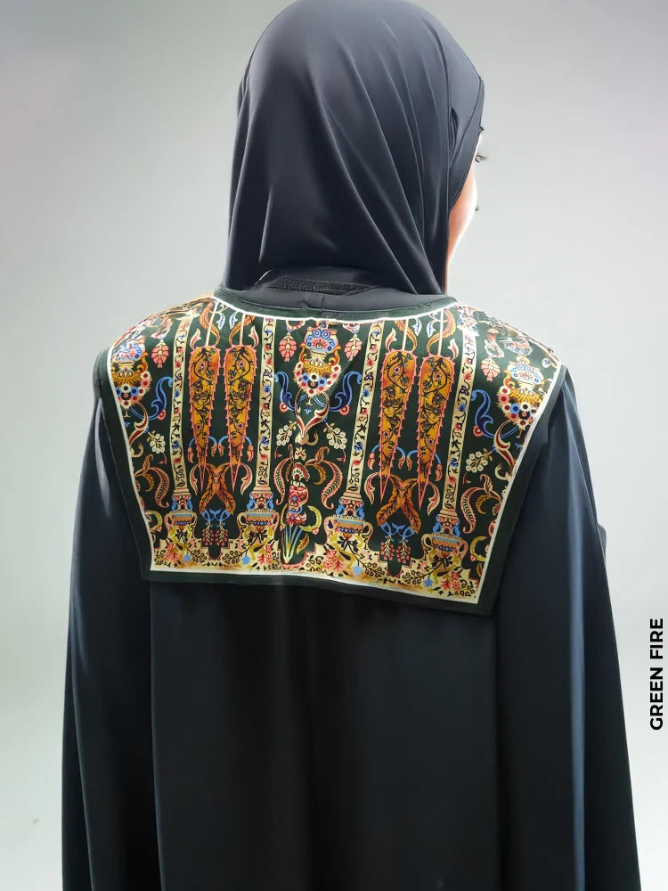 Fashionable Dickey Collar Green Fire Collar