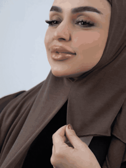 شاش تركي مخيط حجاب