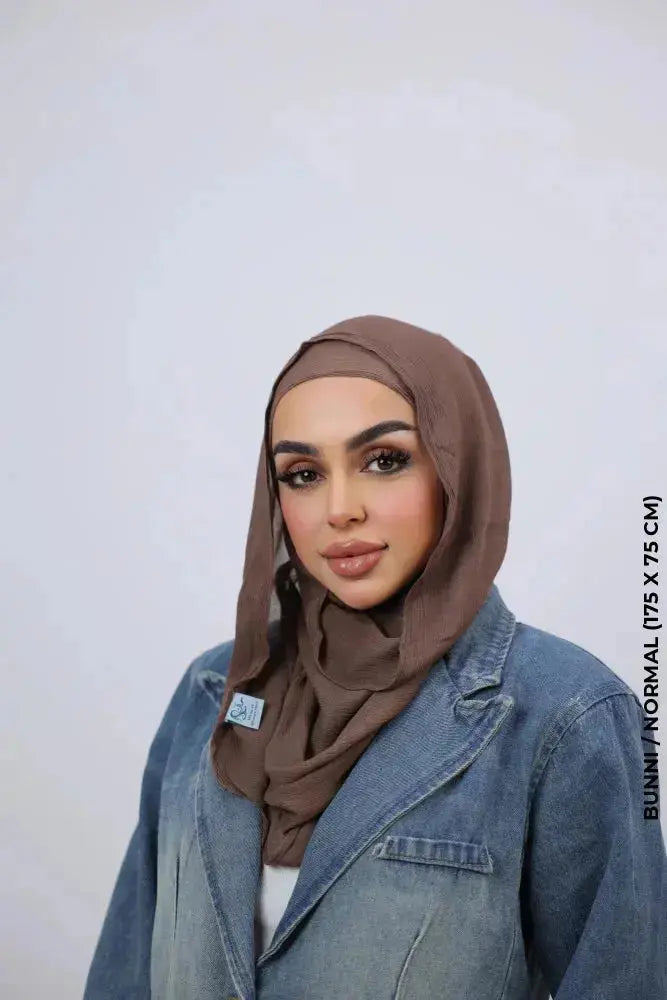 Kresha Thailendi Hijab Bunni / Normal (175 x 75 cm) Linen Scarf