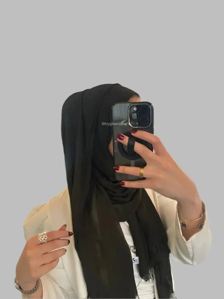 Kresha Thailendi Hijab Pure Zaiti / Normal (175 x 75 cm) Linen Scarf