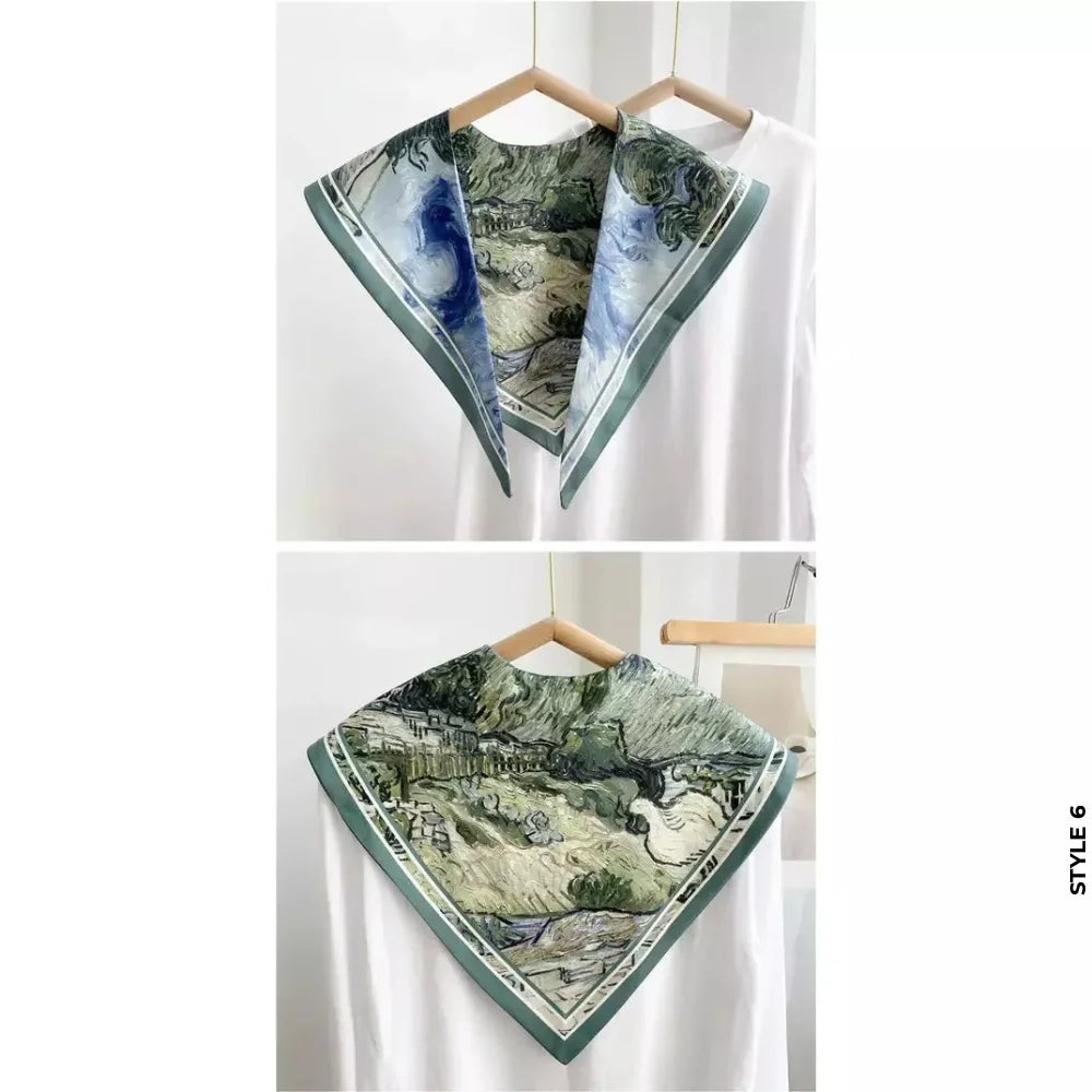 Printed Dickey Collar 3D Design 4 color style