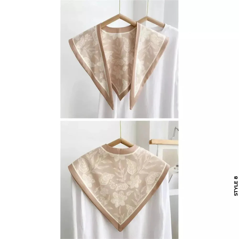 Printed Dickey Collar 3D Design 4 color style