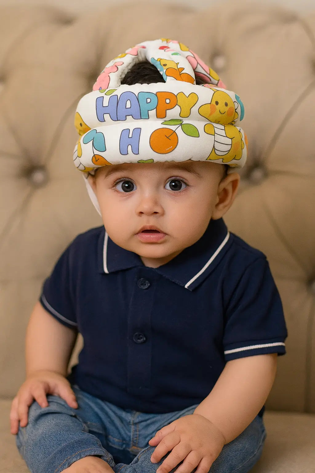 Anti-Fall Head Protection Cap for Babies Smack Touch