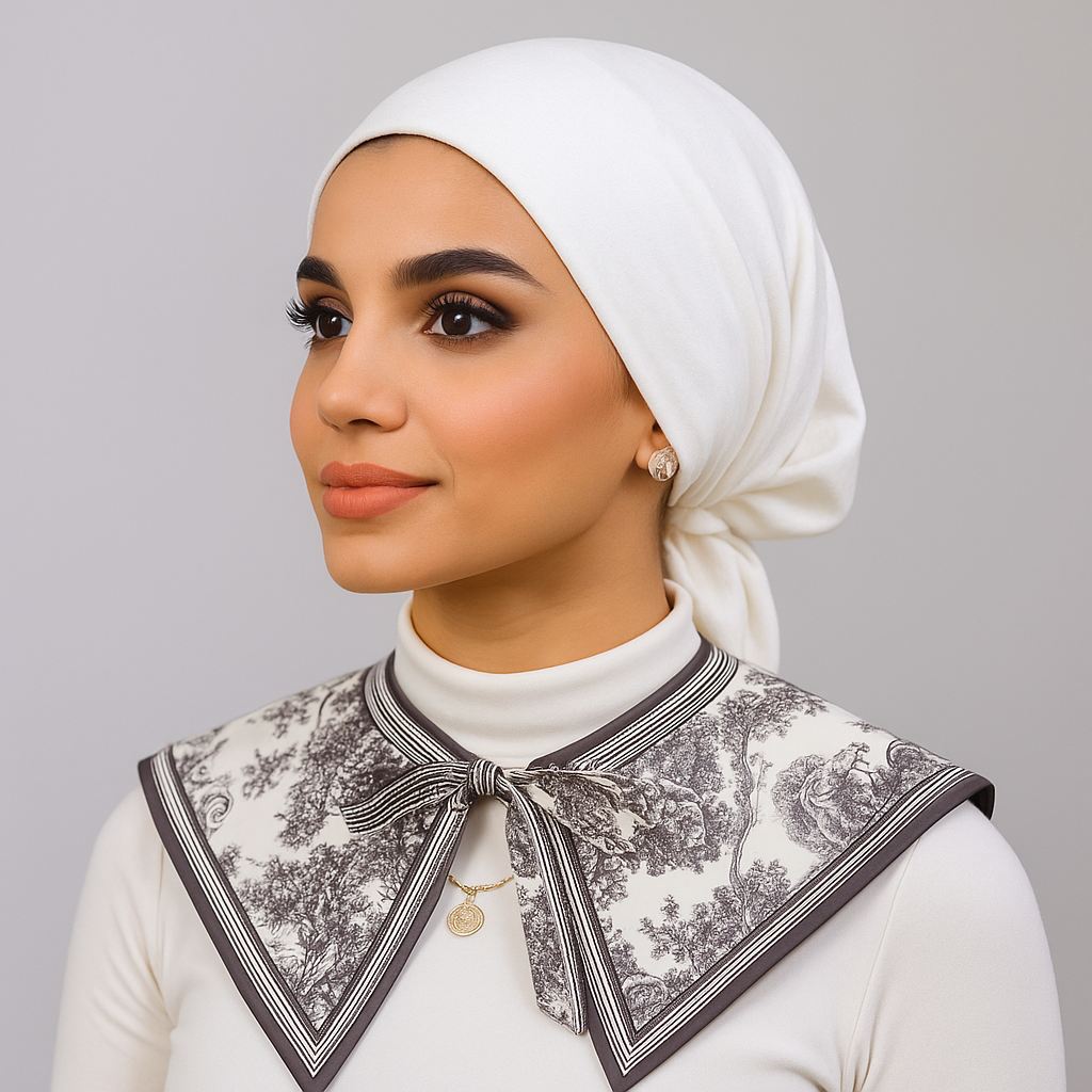 طوق ديكي مطبوع (تصميم حيواني)