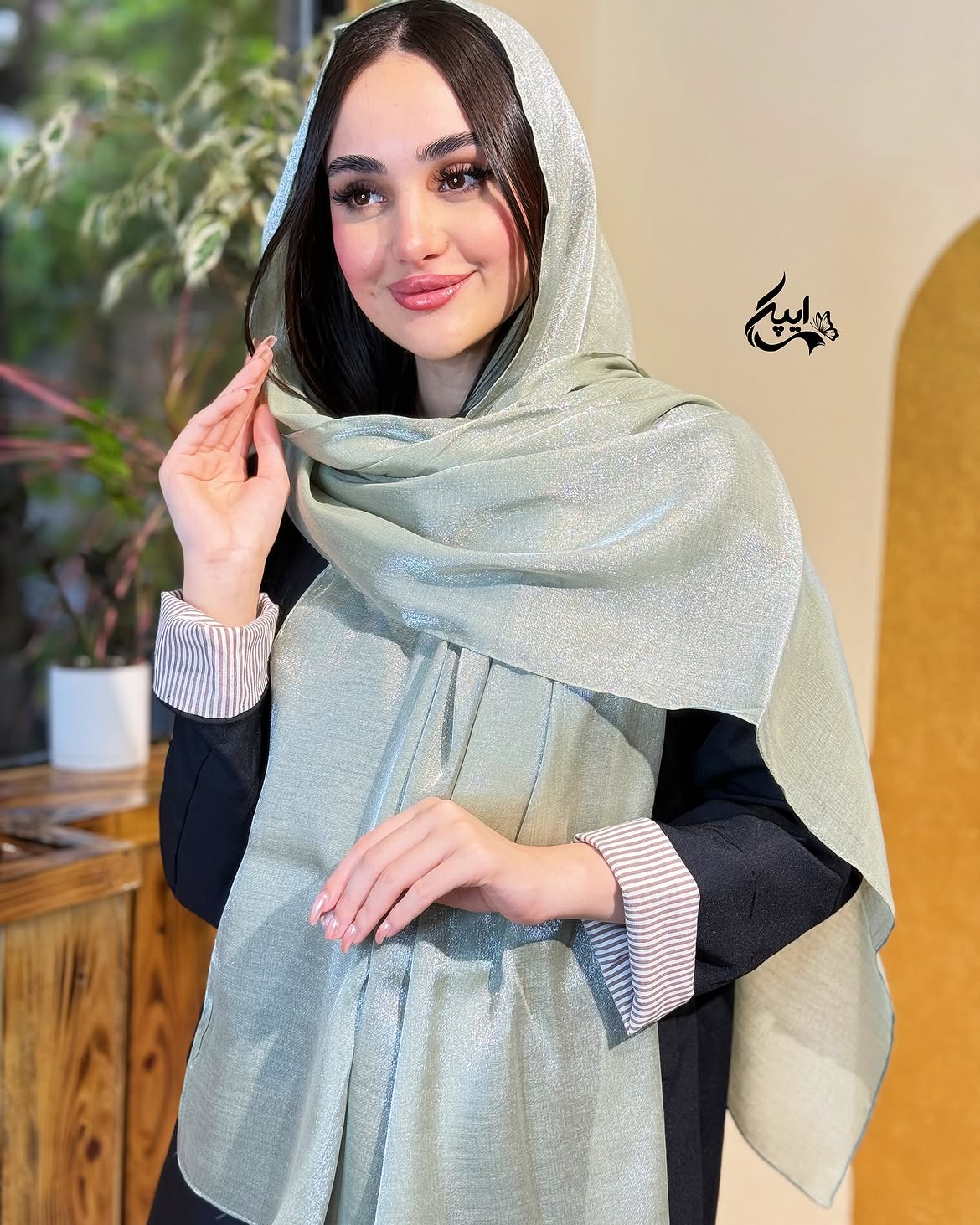 شال ميراي ماسوني معدني لعيد الفطر