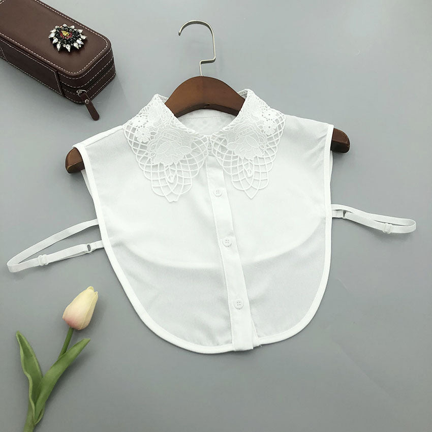 طوق ديكي من الدانتيل للنساء | سادة