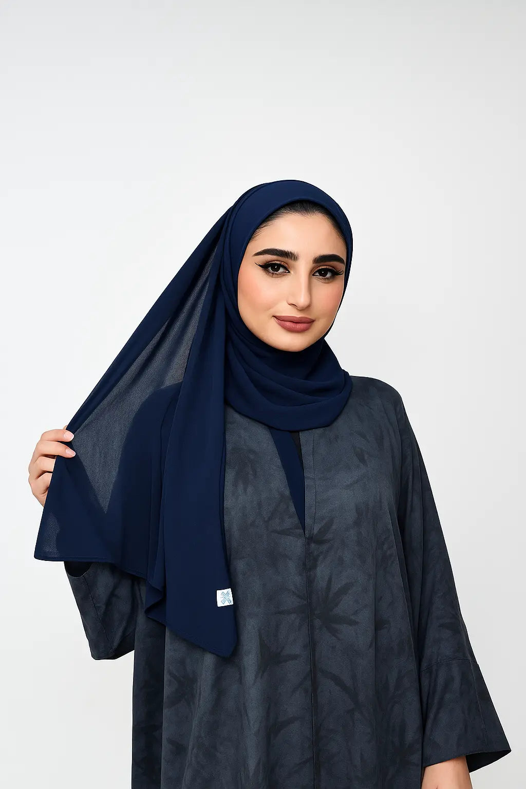 Chiffon High Quality Stitch Hijab Smack Touch (Hijab)