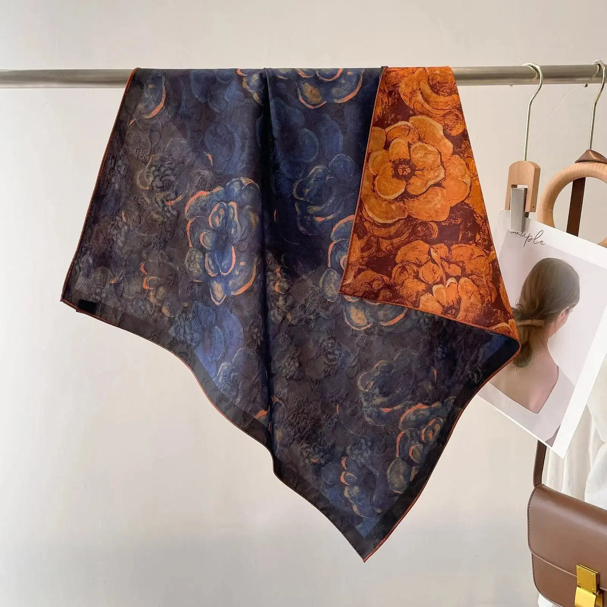 Double Sided Murabba Silk Scarf Smack Touch (Hijab)