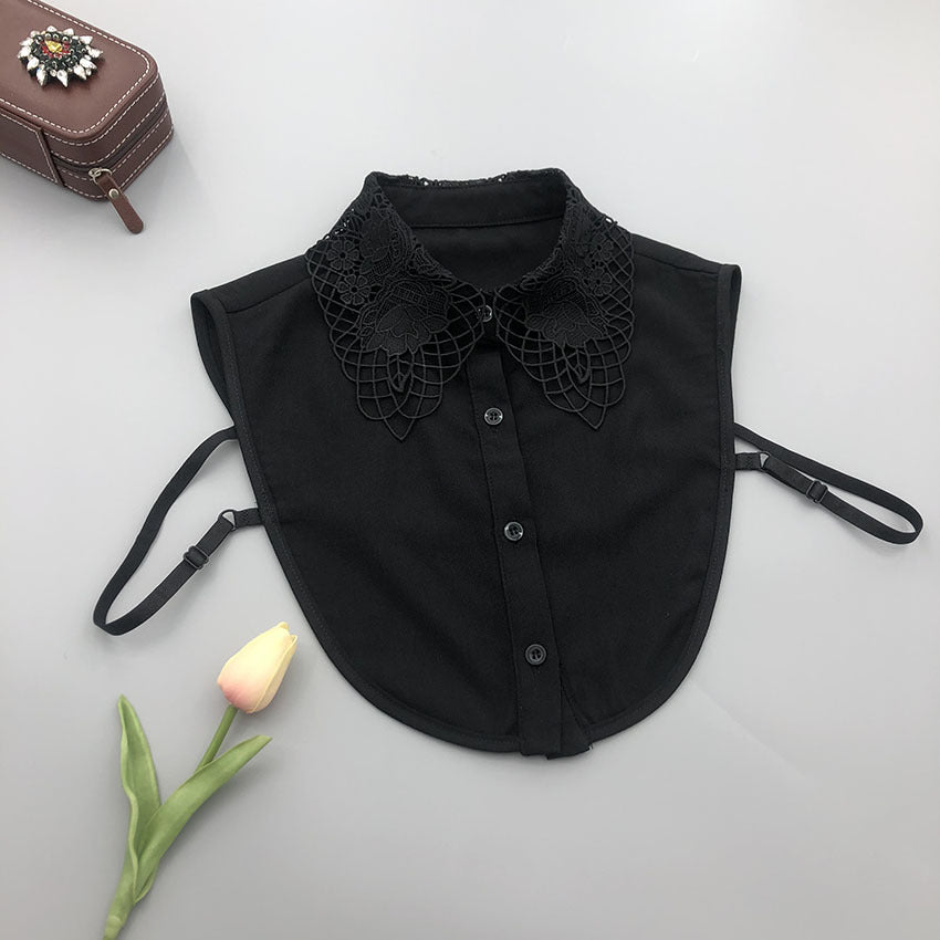 طوق ديكي من الدانتيل للنساء | سادة