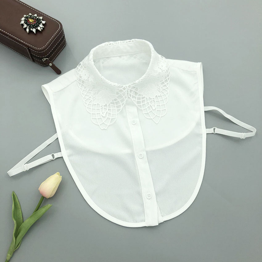 طوق ديكي من الدانتيل للنساء | سادة