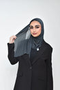 Shaash Turkey High Quality Scarf Dark Grey / Plain Scarf (Hijab)
