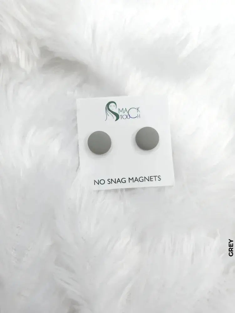 Super Strong Magnetic Hijab Pins (2 Pcs) Grey Buckle