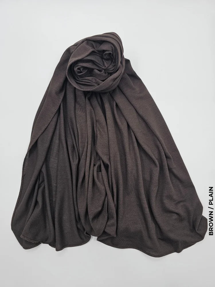 Turkey Malmal Hijab Brown / Plain Scarf (Hijab)