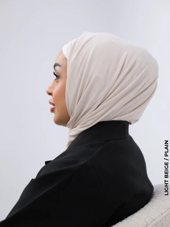 Turkey Malmal Hijab Light Beige / Plain Scarf (Hijab)