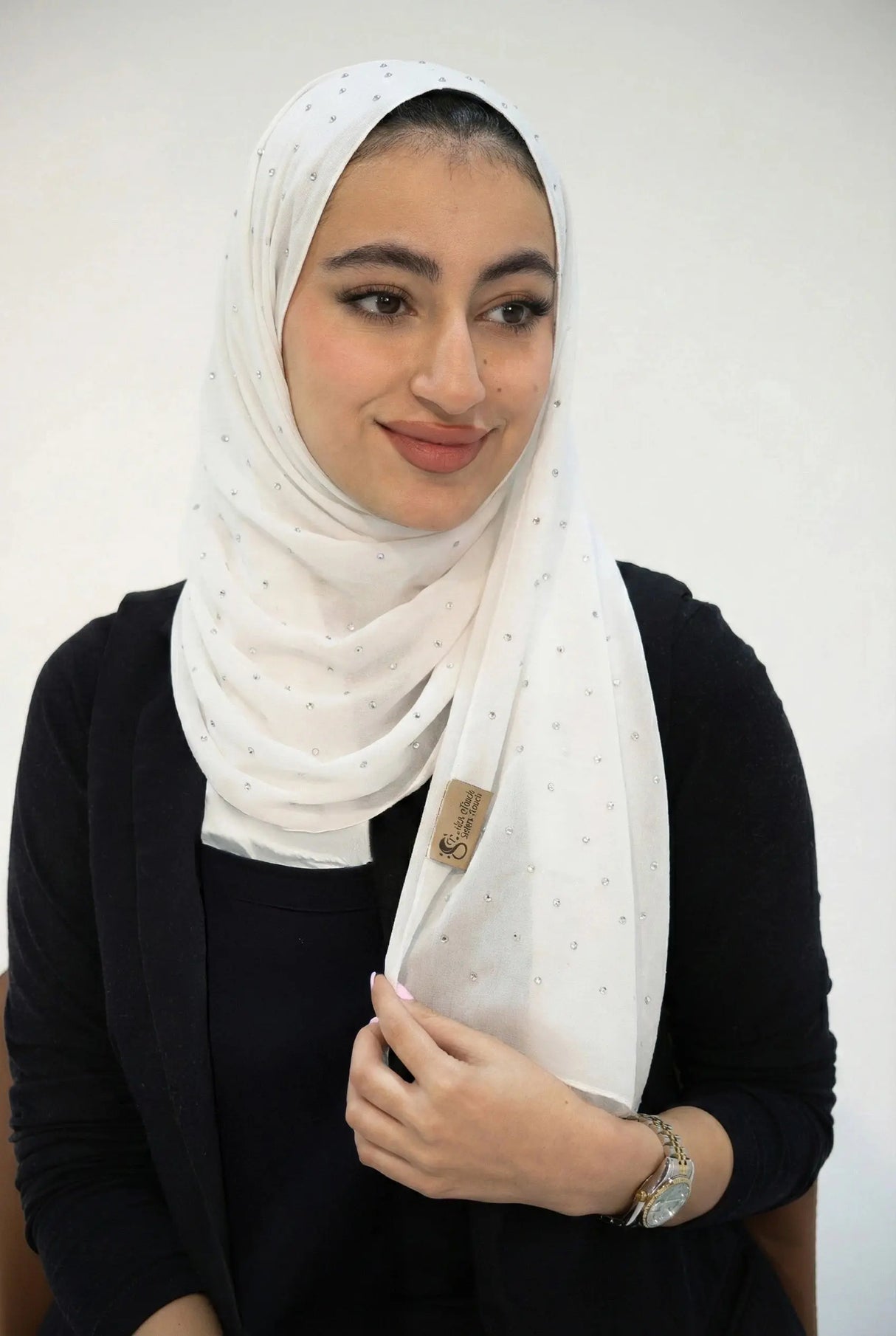 Shal Dal'aa Swarovski Hijab Smack Touch