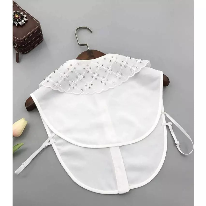 Rhinestone Decor Dickey Collar