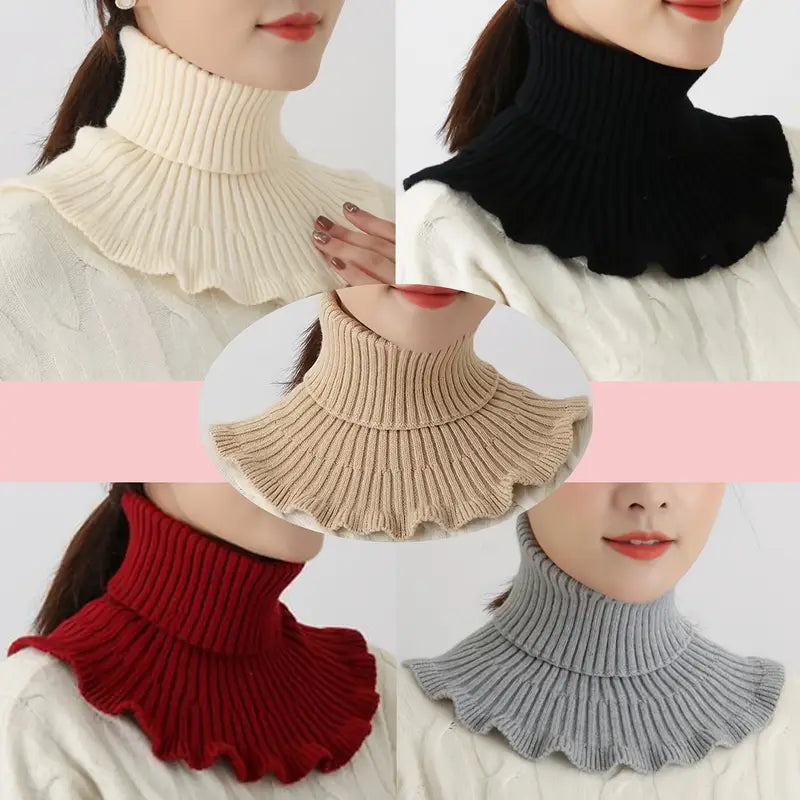 5-Pack Women'S Fashion Knitted Sweater Collar